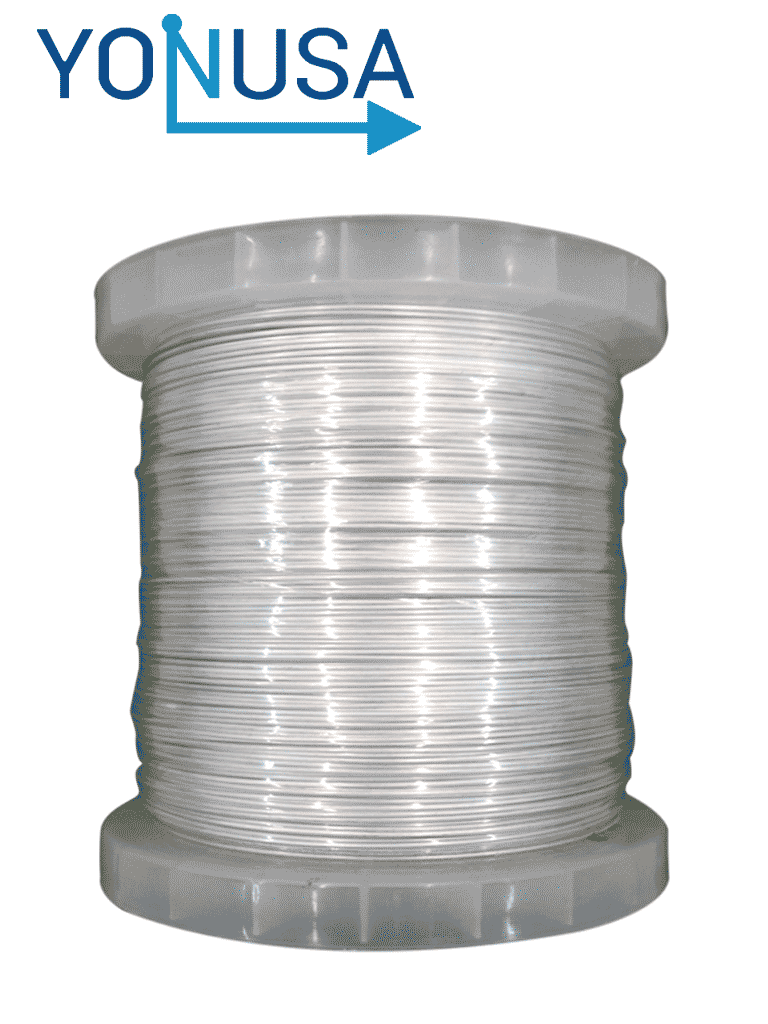 YONUSA BAAL500 - Bobina de alambre de aluminio de 500 mts. para líneas de cercos eléctricos YONUSA / Calibre 16 / Resistente a la corrosión 