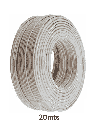 TVC CB20M - Cable bujía o doble aislado para cercos eléctricos Yonusa/ Multifilar 22  AWG / Bobina de 20  Mts/ #MásVendido