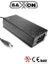 SAXXON PSU1204D - Fuente de poder regulada de 12 Vcc 4.1 Amperes/ Con Cable de 1.2 Metros/ Para Usos Multiples: Sistemas de CCTV, Acceso, ETC/ Certificación UL/