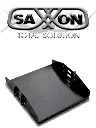 SAXXON 70140202- Charola doble cara para rack/ 19 pulgadas (48.26 cm)/ 2 UR/ Soporta hasta 50 KG  