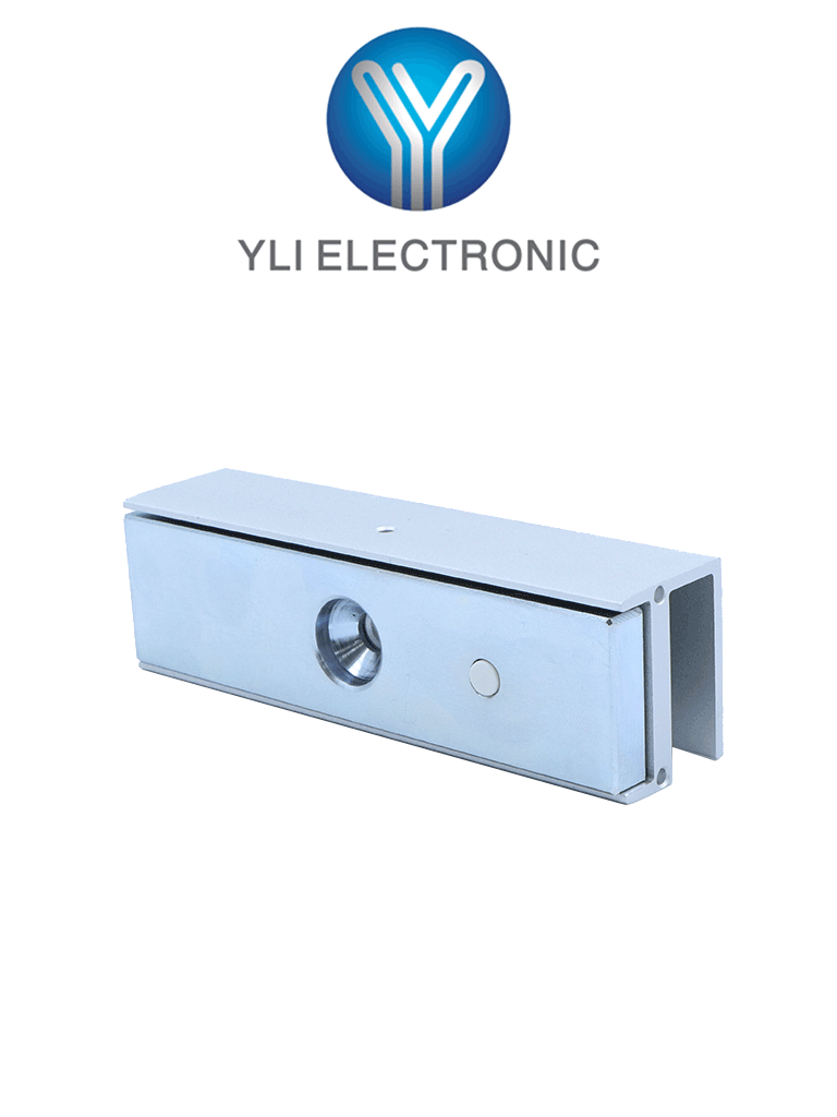 YLI MBK180U - Soporte en U para Puertas de Vidrio Sin Marco / Compatible con Cerradura Magnética YM180NLED