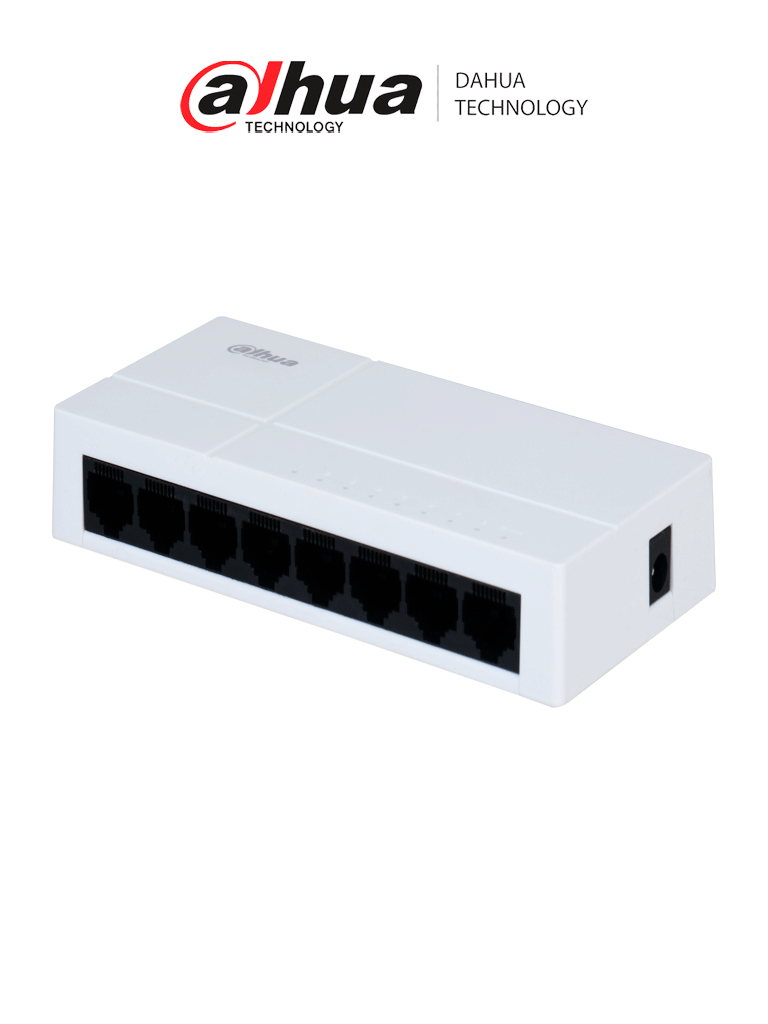 [DHT3700009] DAHUA DH-PFS3008-8GT-L-V2 - Switch para Escritorio 8 Puertos/ Gigabit Ethernet/ 10/100/1000/ Diseño Compacto/ Capa 2/ switching 16 Gbps/ Velocidad de Reenvio de paquetes11.9 Mbps/ Blanco/ #LoNuevo #SwitchDpxv #VolDH