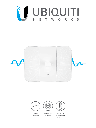 UBIQUITI LITEBEAM AC LBE-5AC-LR - Radio con antena integrada Airmax AC GEN2 5.8GHz / Exterior / Antena 26 dBi / 25 dBm / Rendimiento hasta 450 Mbps