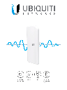 UBIQUITI LAP-GPS - Radio con antena integrada Airmax AC 5.8GHz / Exterior / Antena Sectorial 17 dBi / 90 Grados apertura / 25 dBm / Rendimiento hasta 450 Mbps / Sincronizacion GPS