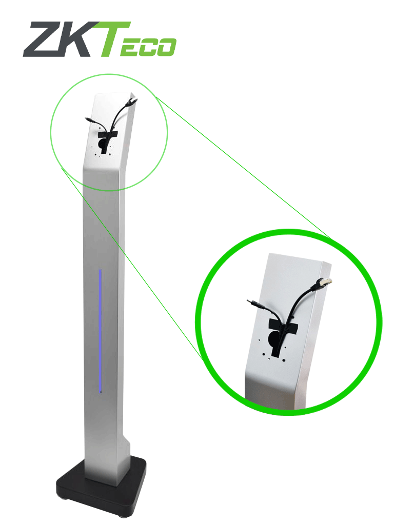 [ZTA0770001] ZKTECO FMB05 - Soporte para Interiores para Equipos de pared / linea SpeedFaceV5L, SpeedFaceH5L, Proface X y FaceDepot7BL / Altura: 131.5 cm/