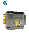  YLI ABK702BL - Cerradura Eléctrica Izquierda / Carcasa Metálica / Apertura con Botón, Llave / 12VDC / Uso Interior / Compatible con Controles de Acceso