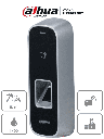 DAHUA ASI1202M-D- Control de Acceso Antivandálico para Exterior/ 3,000 Huellas/ 30,000 Tarjetas ID/ 150,000 Registros/ Metálico/ TCP/IP/ Protección IK10 e IP65/ E&S de Alarma/ RS-485 y Wiegand/ Soporta Lectora Adicional/ 