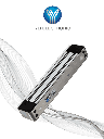 YLI YM280WS - Cerradura Magnética para exterior IP68 / Fuerza de Sujeción 280Kg /600Lb / Voltaje Dual 12v/24 VDC / Puertas de madera, vidrio, metálica