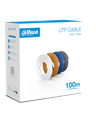 DAHUA PFM920I-6UN-C-100 - Bobina de 100 Mts de Cable UTP Cat6/ 100% Cobre/ Color Blanco/ Cubierta Retardante de Flama con Certificación CE CPR Eca/ Ideal para Video y Redes/