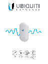 UBIQUITI LTU-LITE - Cliente PtMP LTULite 5GHz Ideal para Sistemas CCTV / Exterior / 22 dBm / Antena integrada de 13 dBi