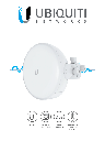 UBIQUITI GBE-PLUS -  Radio airMAX GBE-PLUS de alta capacidad / Radio principal de 60 GHz con Antena de 35 dBi / Radio de respaldo en 5GHz con Antena de 11 dBi / Hasta 1 Gbps