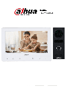 DAHUA KTA02M - Kit de Videoportero Analogico con Frente de Calle Metalico/ Monitor de 7 Pulgadas TFT/ 1024x600/ Frente de Calle con Camara de 1.3 MP/ DWDR/ IR Automatico/ 1 Entrada y Salida de Audio/ Soporta Boton de Salida/