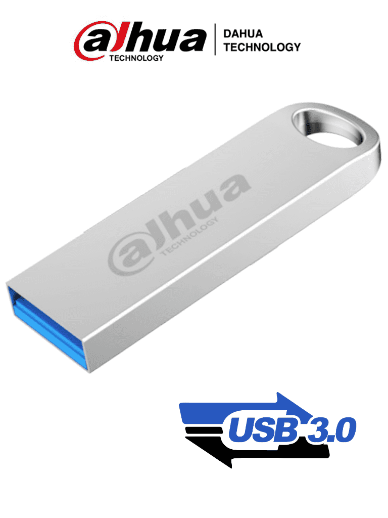 [DHT1510006] DAHUA USB-U106-30-32GB  - Memoria USB de 32 Gb/ USB 3.0/ Lectura y Escritura de Alta Velocidad/  Sistema de Archivos FAT32/ Compatible con Windows, macOS, Linux y Otros Sistemas/