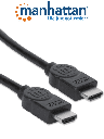 MANHATTAN 308458 - Cable HDMI de Alta Velocidad de 22.5 Metros/ Resolución 4k@30Hz/ Soprota 3D/ HDMI Macho a Macho/ Soporta Canal de Retorno de Audio (ARC)/ Blindado para Reducir Interferencia/ 