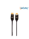 MANHATTAN 355445 - Cable HDMI Optico Activo Plenum de 50 Metros/ Resolución 4K@60Hz/ Soporta 3D y Canal Ethernet/ HDMI Macho a Macho/ Soporta Canal de Retorno de Audio (ARC)/ Admite Imagenes HDR/ 