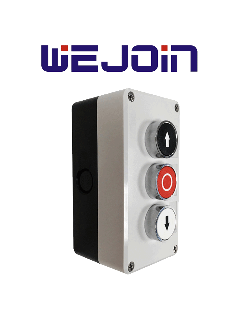 [WJN0990038] Wejoin BRM Botonera Triple de uso rudo para acceso vehicular Apertura / Cierre / Detener 