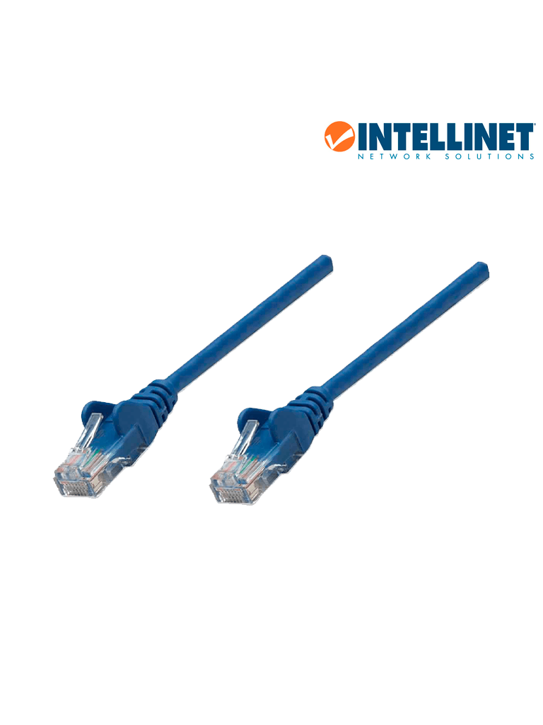 [ITL2840003] INTELLINET 318983 - Cable patch / 2.0 metros ( 7.0f) / Cat 5e / UTP Azul / Patch cord