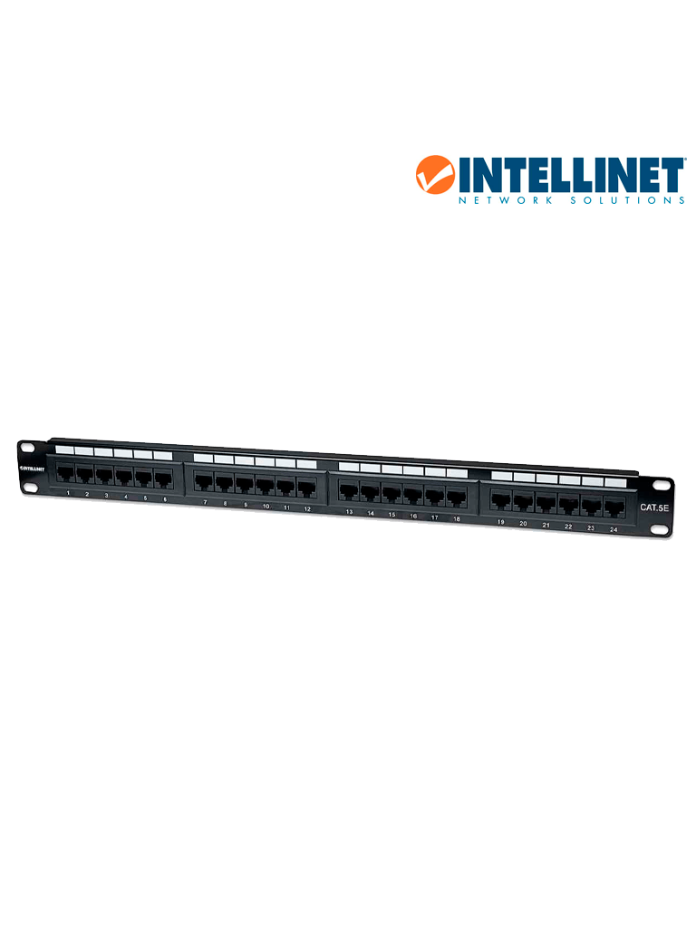 [ITL1620001] INTELLINET 513555 - Panel de Parcheo Cat5e 24 puertos, UTP, 1UR