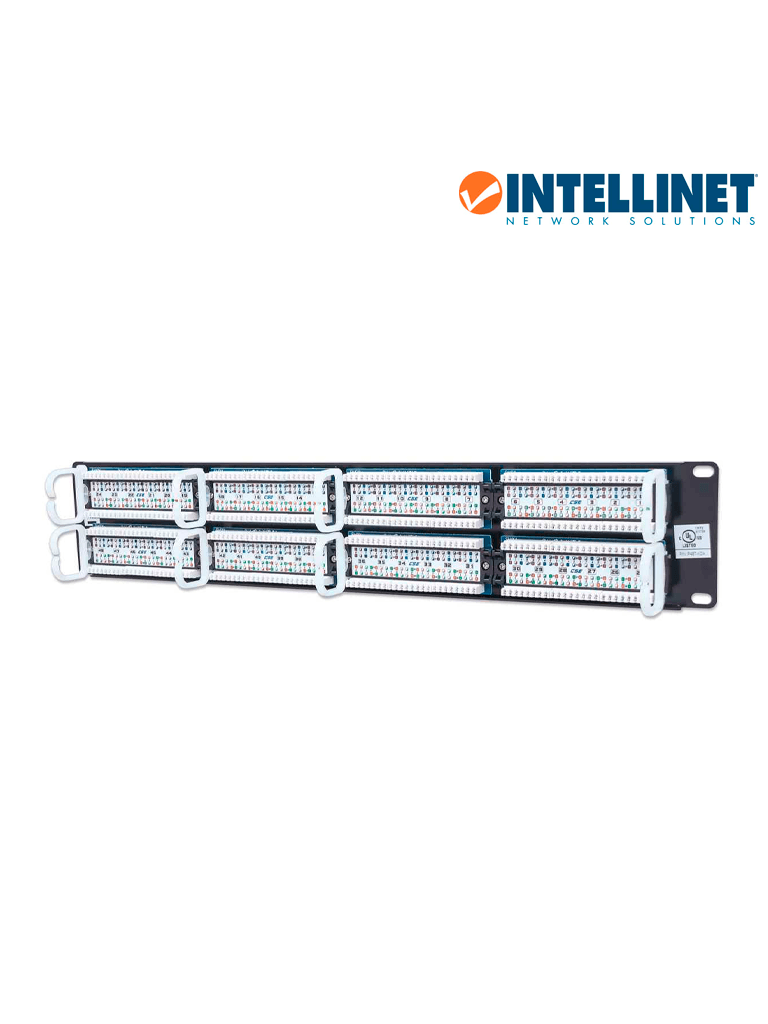 [ITL1620002] INTELLINET 513579 - Panel de Parcheo Cat5e 48 puertos, UTP, 2UR