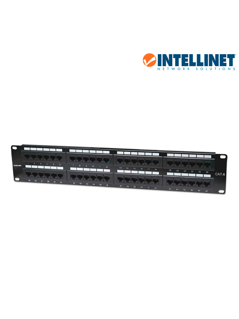 INTELLINET 560283 - Panel de Parcheo Cat6 48 puertos, UTP, 2UR