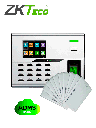 ZKTECO UA860IDCARDPAK - Control de Acceso y Asistencia Simple con 20 tarjetas de proximidad ID de125Khz 1.88 mm 