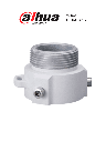 DAHUA PFA111 - Adaptador para brazo de pared PFB300W o montaje en techo PFB300C compatible con PTZ SD63 / SD65 / SD6A