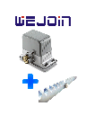 WJPKM202P - Paquete de Motor para portón deslizante o corredizo / Soporta hasta 1800 kg / Incluye motor modelo WJPKMP202 / 3 metros de cremallera modelo WJKJCT y accesorios de fijación 