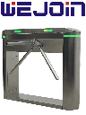 WEJOIN WJTS212 - Torniquete Automático Motorizado con Servo Motor / 3 Millones de Ciclos / Bidireccional / Tipo Puente / Alto Flujo / Acero Inoxidable / Indicador Led / Semi-Exterior / 25~35 personas por minuto