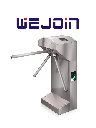 WEJOIN WJTS213 - Torniquete Automático Motorizado con Servo Motor / 3 Millones de Ciclos / Bidireccional / Alto Flujo / Acero Inoxidable / Indicador Led / Semi-Exterior / 25~35 personas por minuto / Libre de Mantenimiento
