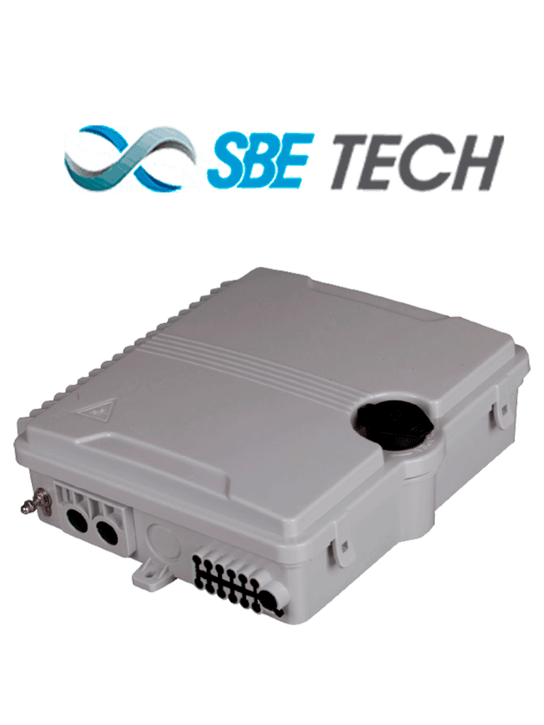 SBETECH SBE-CDEXTFTTX2X8 - Caja de distribución para FTTX para exterior 2 x 8 IP65