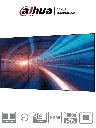 DAHUA DHI-LS550UCM-EF - Pantalla Full HD para Videowall de 55 Pulgadas/ Panel LCD ADS Industrial/ Marco Ultradelgado de 3.5 mm/ Soporta Daisy Chain (Conexión HDMI en Cadena)/ Interfaces HDMI, DVI, VGA, BNC y USB/ Brillo 500 cd/m2/ 