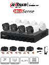DAHUA KITXVR1B04-I1MP-2.8 es un kit de 4 canales con cámaras B1A11 de 1 megapíxel, lente de 2.8mm y ángulo de visión 93°. Soporta 4 canales más 1 IP o hasta 5 canales IP, tecnología SMD Plus, búsqueda de humanos y vehículos #WizSense #TopDahua #HSDPP