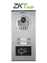 ZKTECO VE04A01 - Videoportero Departamental para 4 monitores / Cámara  de 700TVL / Ángulo de Visión 92° / Visión Nocturna / Apertura de Puerta con Tarjeta RFID/ IP54
