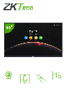 ZKTECO IWB65B - Pantalla Digital Interactiva / 65 pulgadas / 4K UHD / Android / Bisel Delgado / Cámara Integrada 13 megapíxeles / Matriz de 6 Micrófonos / 20 Puntos Multi-touch  / Proyección Inalámbrica mediante WiFi #preciosbajos