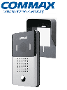 COMMAX DRC4YP - Frente de calle para videoportero, compatible con monitores Commax uso en interior y exterior/ Soporta 2 monitores/ Salida de relay para función de apertura de puerta incluye cubierta metalica