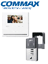 COMMAX CDV43YPI - Paquete de Monitor de 4.3 pulgadas manos libres para respuesta con audio y video incluye frente de calle con cubierta metalica / Conexion a hilos
