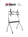 DAHUA DHI-PKC-MS0A  - Soporte Movil para Pantalla Interactiva de 55 a 75"/ Capacidad de Carga de 125 kg/ 