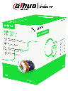 DAHUA PFM922I-5EUN-C - Bobina de Cable UTP Cat5e/ CCA/ 305 Metros/Color Blanco/ Uso Interior/ Cubierta de FR-PVC (ROHS compliant)/ 