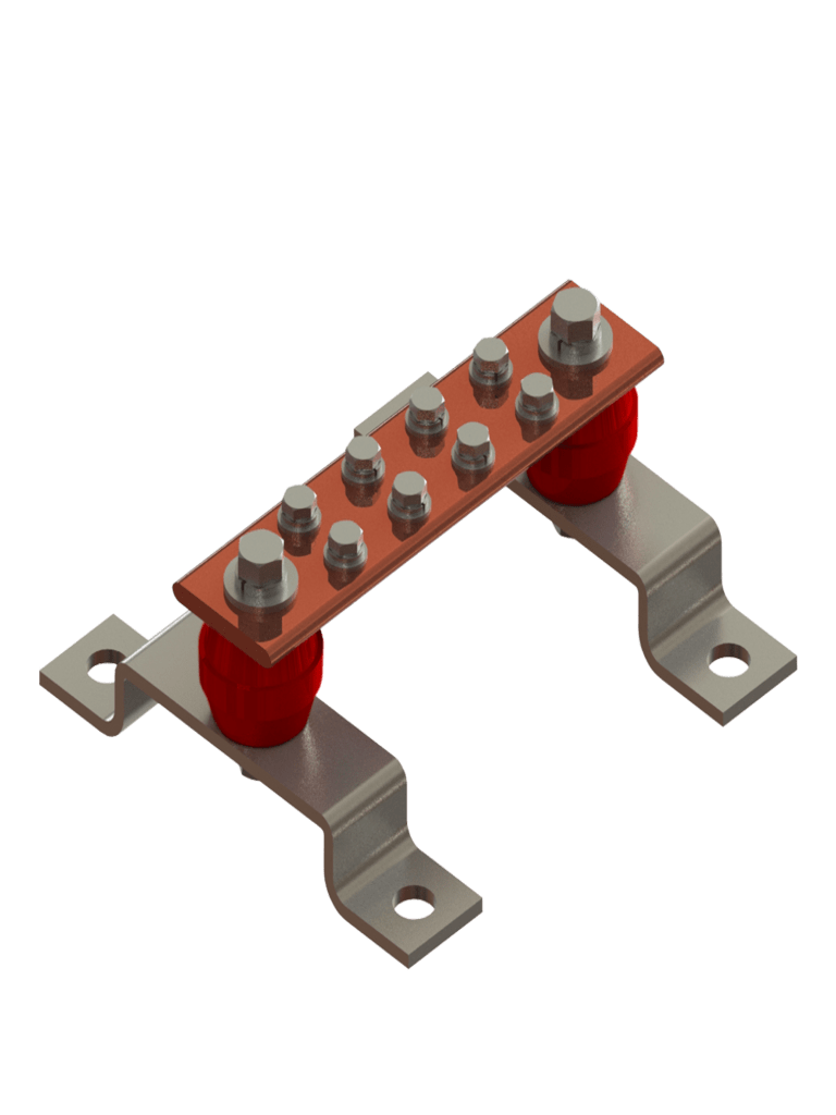 [PAR3230016] PARRES BCUEQ2 BARRA DE TIERRA PARA UNIÍON EQUIPOTENCIAL / Cobre electrolítico 99.9% purezas Dimensiones: 1/4” x 2” x 20 cm.