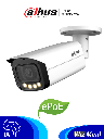 DAHUA DH-IPC-HFW5449T-ASE-LED - Cámara IP Bullet Full Color de 4 Megapixeles/ Lente de 2.8 mm/ 60 Metros de Iluminación/  Micrófono Integrado/ Detección Facial/ Conteo de Personas/ Protección Perimetral/ ePoE/ IP67/ E&S de Alarma/ Ranura para Micro SD