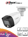 DAHUA HAC-HFW1209CN-A-LED - Cámara Bullet Full Color 1080p/ Lente de 2.8 mm/ 106 Grados de Apertura/ Micrófono Integrado/ Luz Blanca de 20 Mts/ DWDR/ Starlight/ IP67/ Soporta CVI/AHD y CVBS #VolDH #IngDahua 