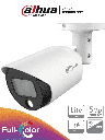 DAHUA HAC-HFW1509TN-LED  - Camara Bullet Full Color de 5 Megapixeles/ Lente de 2.8mm/ 112 Grados de Apertura/  Leds para 20 Metros/ Metalica/ WDR de 120 dB/ IP67/ #FullColor 