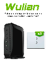WULIAN BV6IL5LN - Paquete Para Control De Iluminacion con 5 Apagadores Dobles Para Linea y Neutro Con Central Inteligente BRAINV6