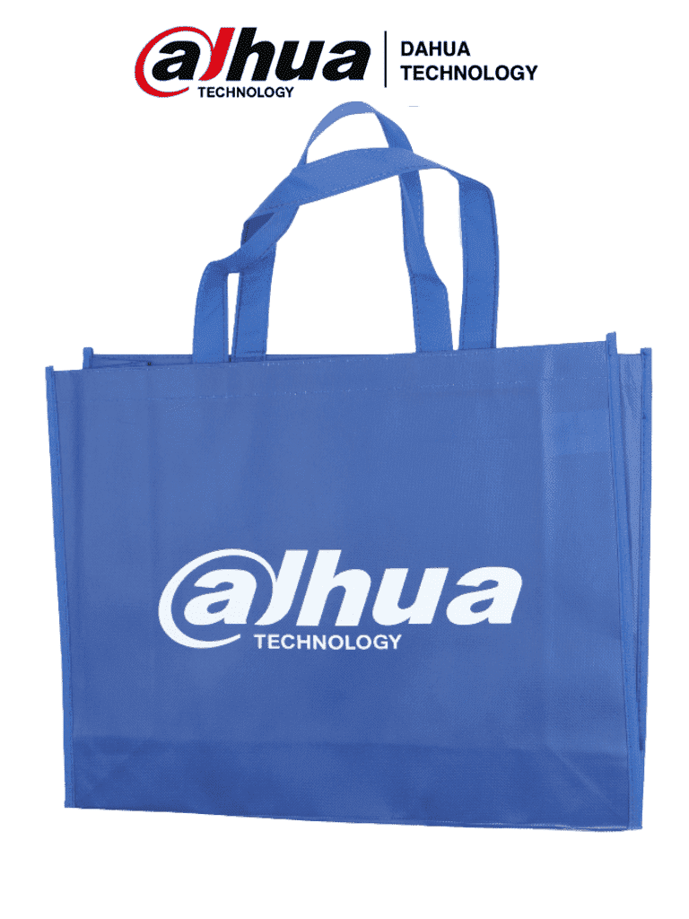 TVC MATPRO017 - Bolsa Azul Reutilizable/ Con Logotipo de Marca Dahua/ Promocional