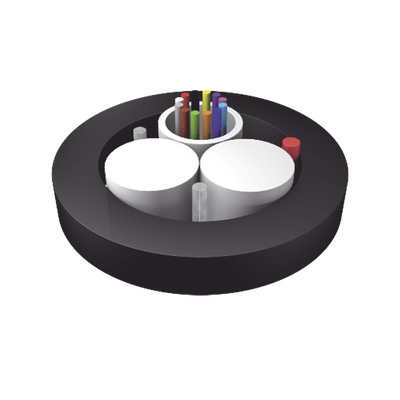 Kilómetro de Fibra Óptica Aérea Mini ADSS (ASU) G.652D, Monomodo