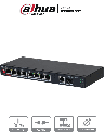 DAHUA PFS3110-8ET1GT1GF-96 -Switch PoE de 10 Puertos/  8 Puertos Poe 10/100/ 1 Puerto SFP de 1000 Mbps/ 1 Puerto Uplink de 10/100/1000/ 96 Watts Totales/ Alimentación hasta 250 Mts/ Soporta PoE Whatchdog/ Puerto Rojo soporta IEEE 802.3bt/ 