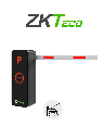 ZKTECO BGM1030L - Barrera Vehicular / Brazo Recto Dirección Ajustable / 3 Metros / Gabinete con Luz LED / Indicador de Estado / 1.5 s de apertura / Incluye 2 controles / Módulo Wi-Fi para conectarse con la App ZK Barrier gratuita y aperturar o cerrar