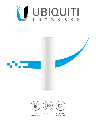 UBIQUITI U6-MESH - Punto de acceso WiFi 6 PRO/ MIMO 4x4/ Doble Banda 802.11ax/ Interior & Exterior/ Tasa de transferencia de hasta 4.8Gbps en 5GHz/