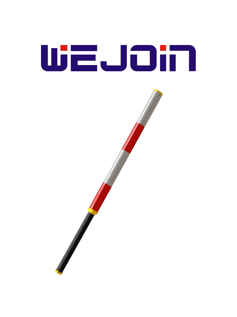 WEJOIN WJRCFBM3 - Brazo Recto Redondo de 3 metros / Fibra de Carbono / Cubierta de Esponja con Franjas Reflejantes para Barrera Wejoin Aurora WJSCB201L063, WJSCB201R063