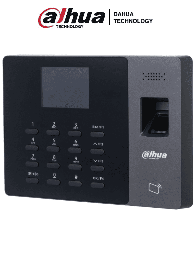 DAHUA ASA1222GL-D - Control de Asistencia Stand Alone con Batería Incluida/ 1000 Usuarios, Passwords y Tarjetas ID/ 2000 Huellas/ 100,000 Registros de Asistencias/ Protocolos TCP/IP/UDP/IPv4/  USB p/Exportar Registros/ Horarios/ #LoNuevo